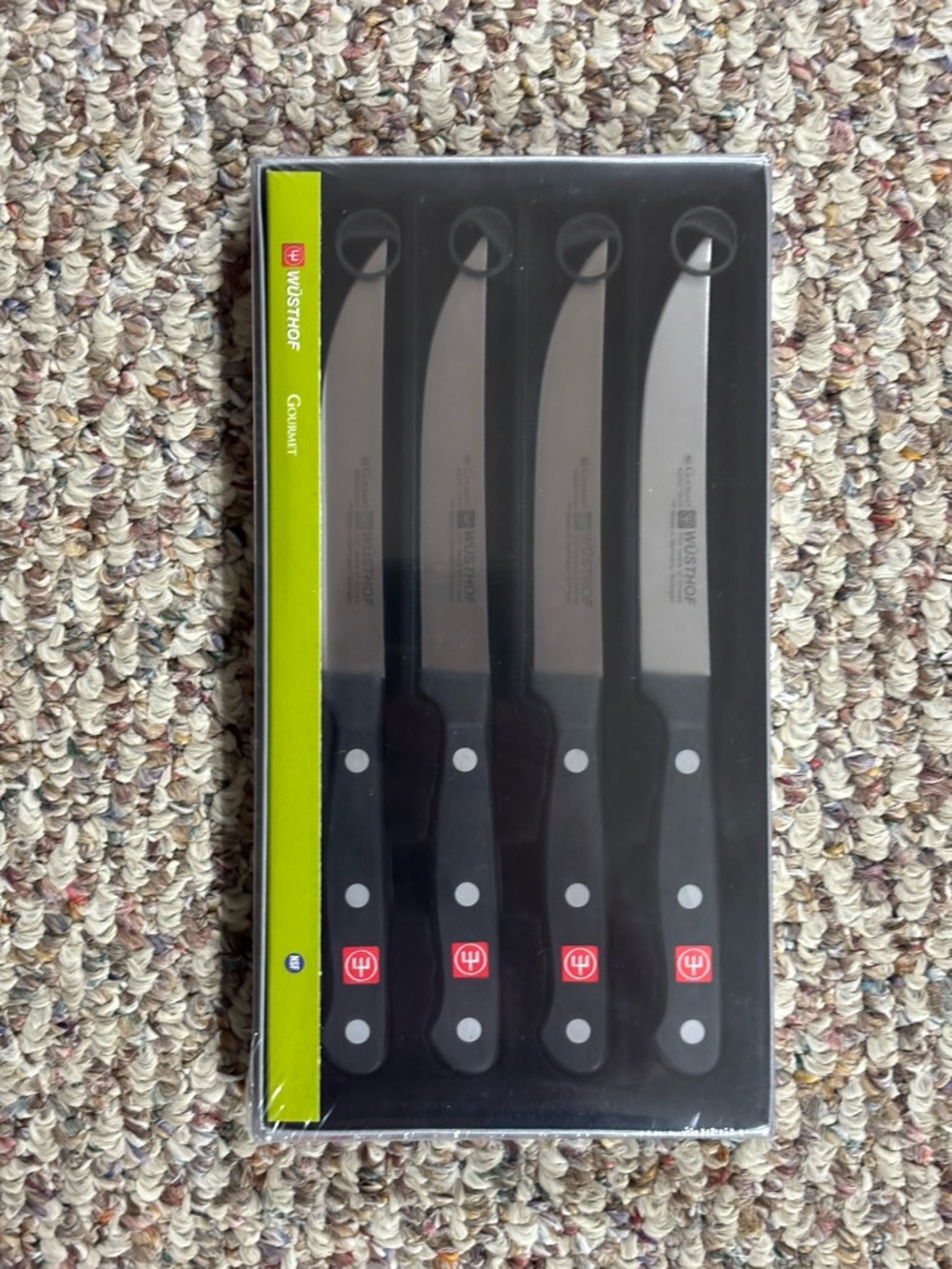 Wusthof Gourmet 4-Piece Steak Knife Set - 9729 / 4050/12cm - NEW - Germany